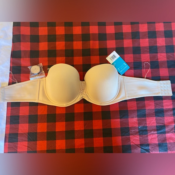 Vanity Fair strapless bra (nude) - Picture 6 of 7